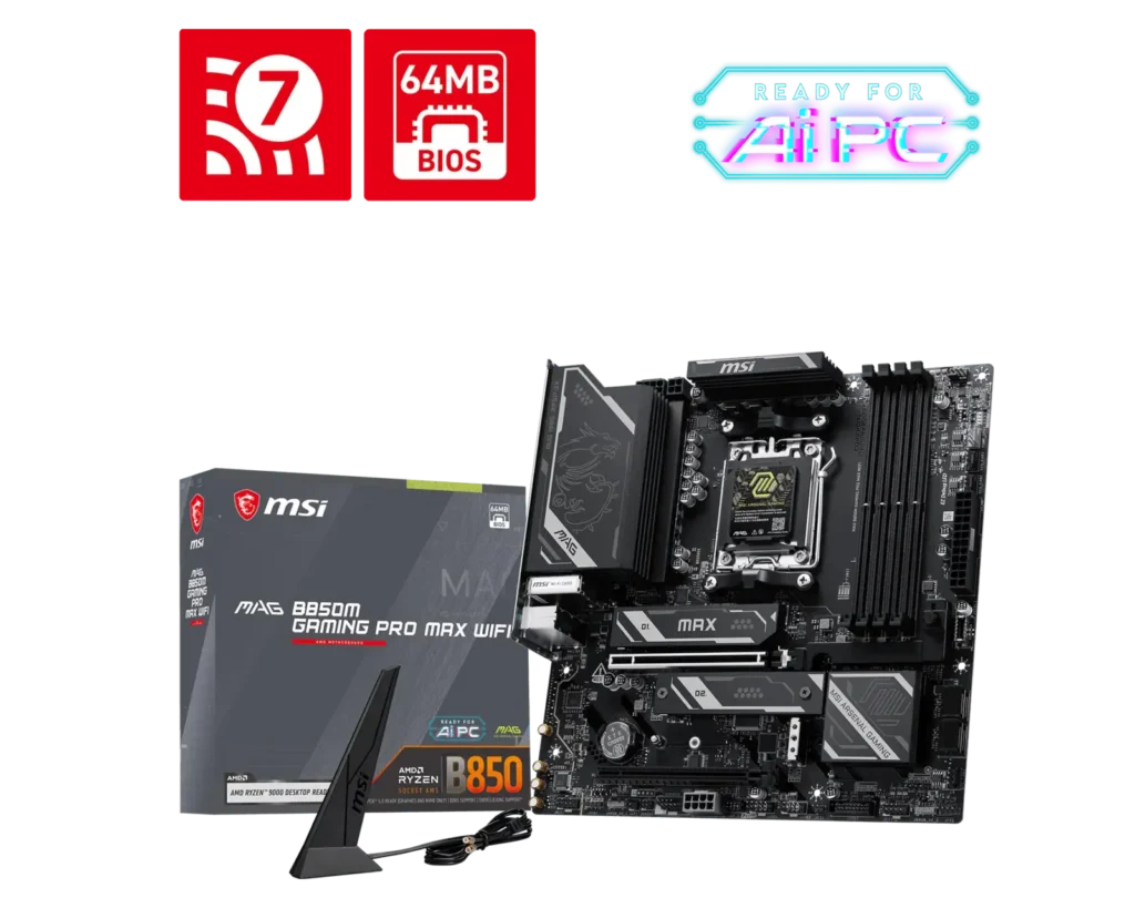 MSI MAG B850M GAMING PRO MAX WIFI